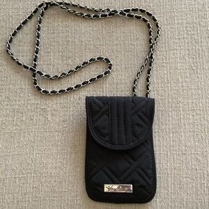 Vera Bradley Black Quilted Phone Case